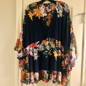 Susan Betro floral print tunic